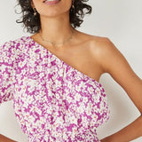 Hush Tess One Shoulder Midi Dress – dresses by Hush, available to rent from Hirestreet