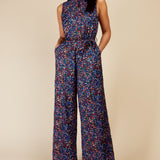 Little Mistress Animal Print Jumpsuit