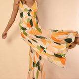 Hutch Zora Jumpsuit in Retro Geo Leaf