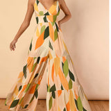 Hutch Zora Jumpsuit in Retro Geo Leaf
