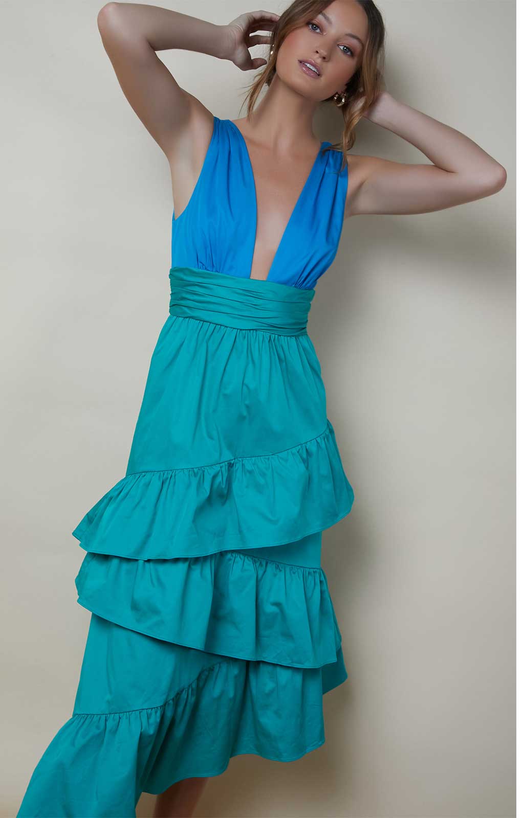 Hutch Misha Dress in Colourblock