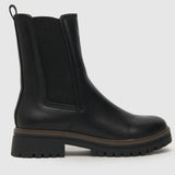 Schuh Amara Chunky Chelsea Boots in Black