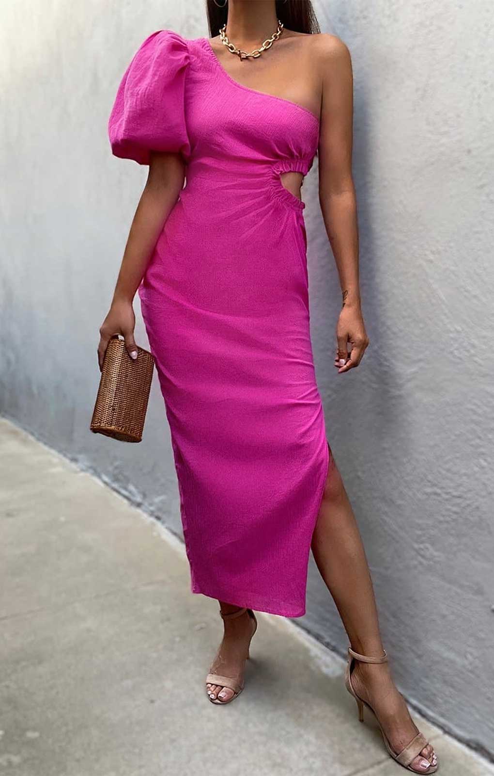 seven wonders pink dress SEVEN WONDERS Kanyo Mini Dress Pink