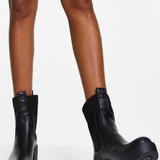 Replay Heeled Chelsea Boots in Black
