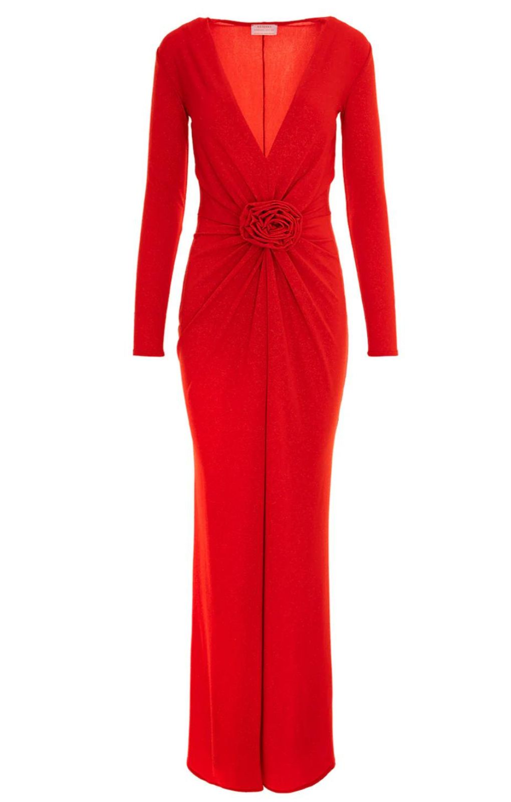 Roserry Mallorca Jersey Maxi Dress in Red