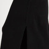 Simply Be Black High Neck Knitted Midaxi Dress