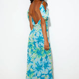 Seven Wonders Green Floral Longina Maxi Dress