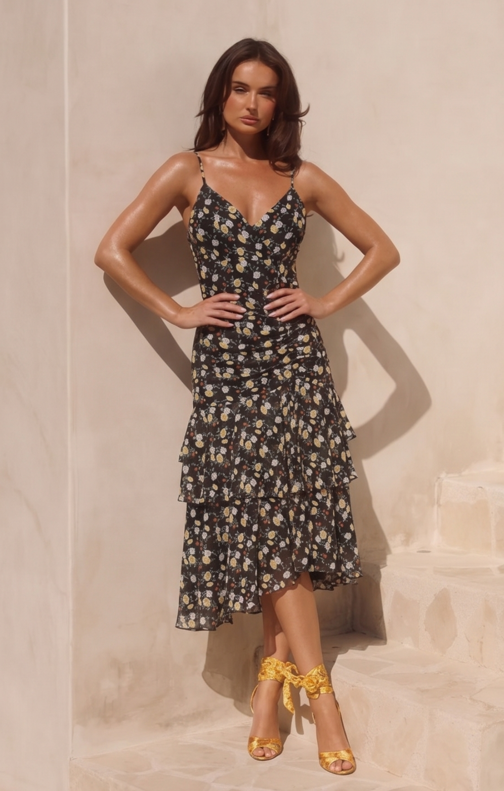 talulah honeycomb midi dress Honeycomb Midi Dress