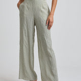 Lily and Lionel Leon Trouser Star Houndstooth Print – trousers by Lily and Lionel, available to rent from Hirestreet