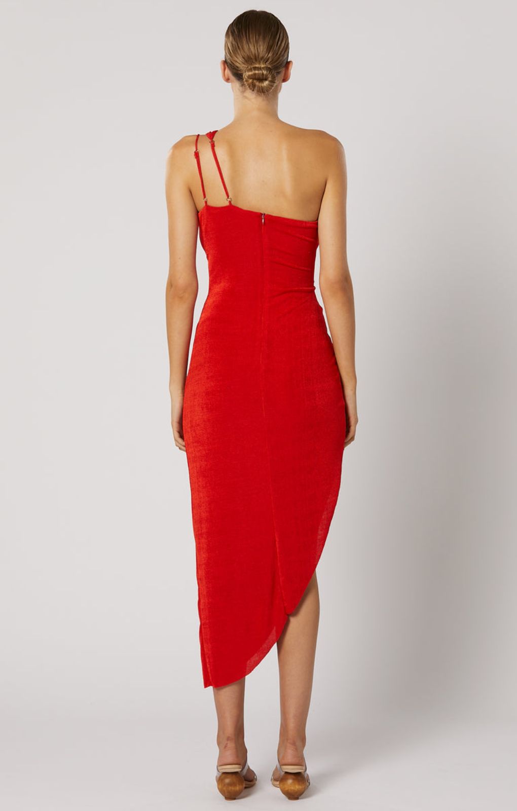 Winona Red Xenia Midi Dress