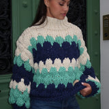 Kiwi & Co Peppermint Sweetheart Chunky Knit Jumper