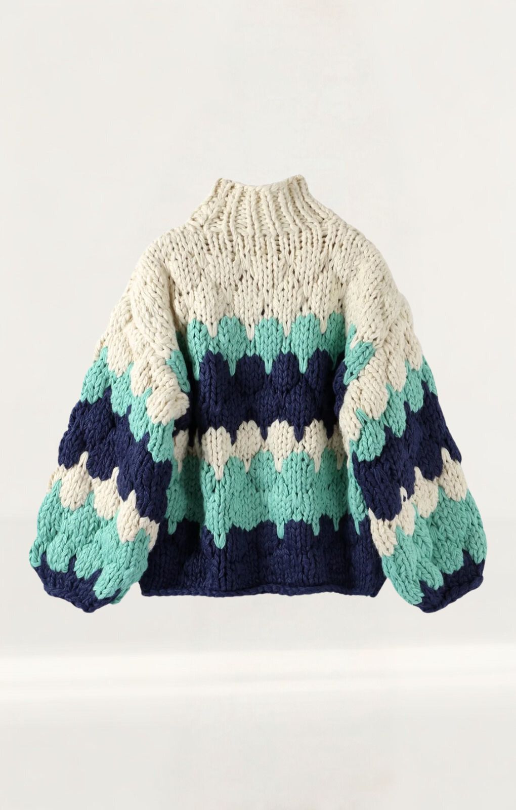 Kiwi & Co Peppermint Sweetheart Chunky Knit Jumper