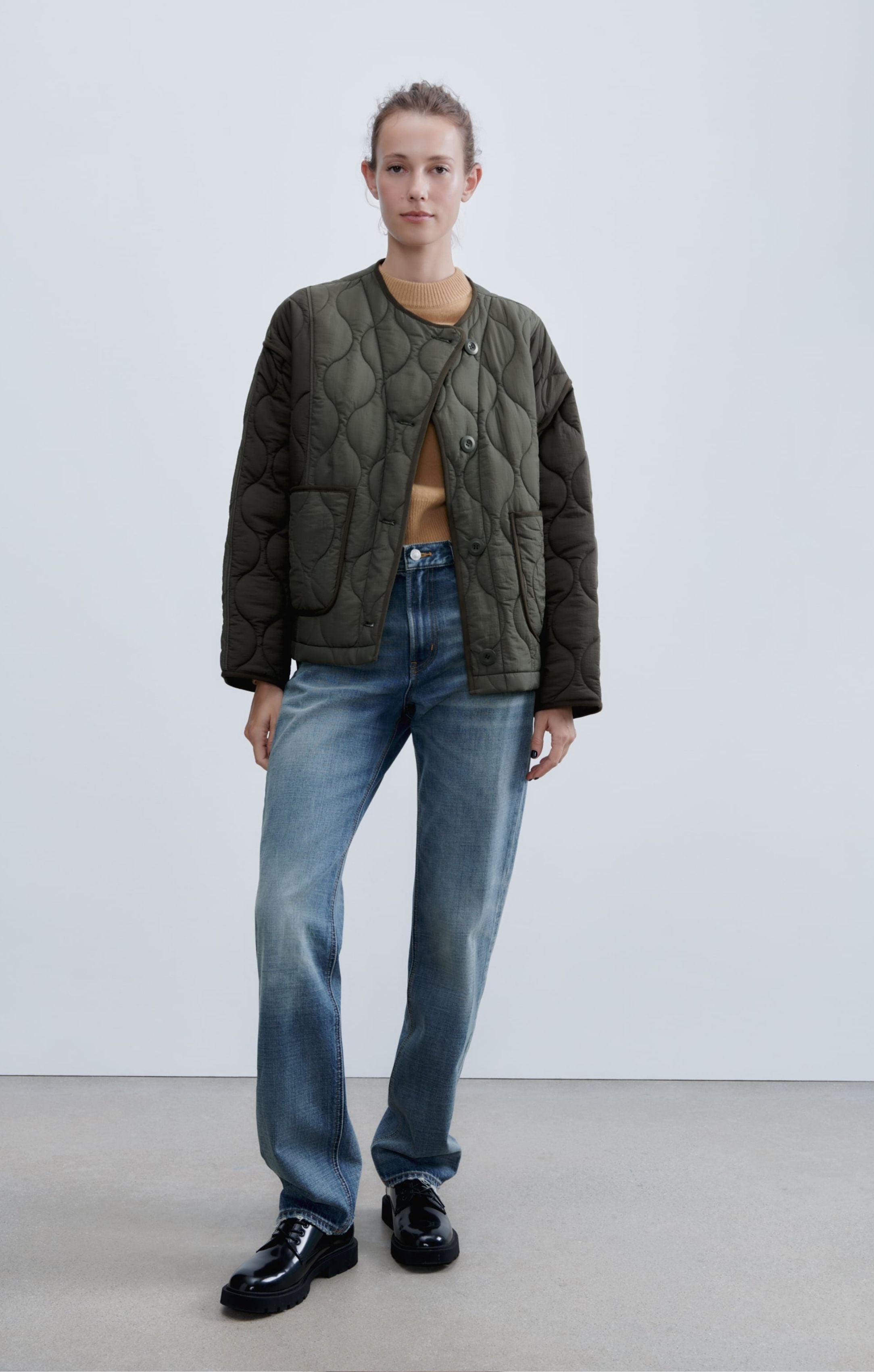 Zara Collection Water-Repellent Puffer Jacket
