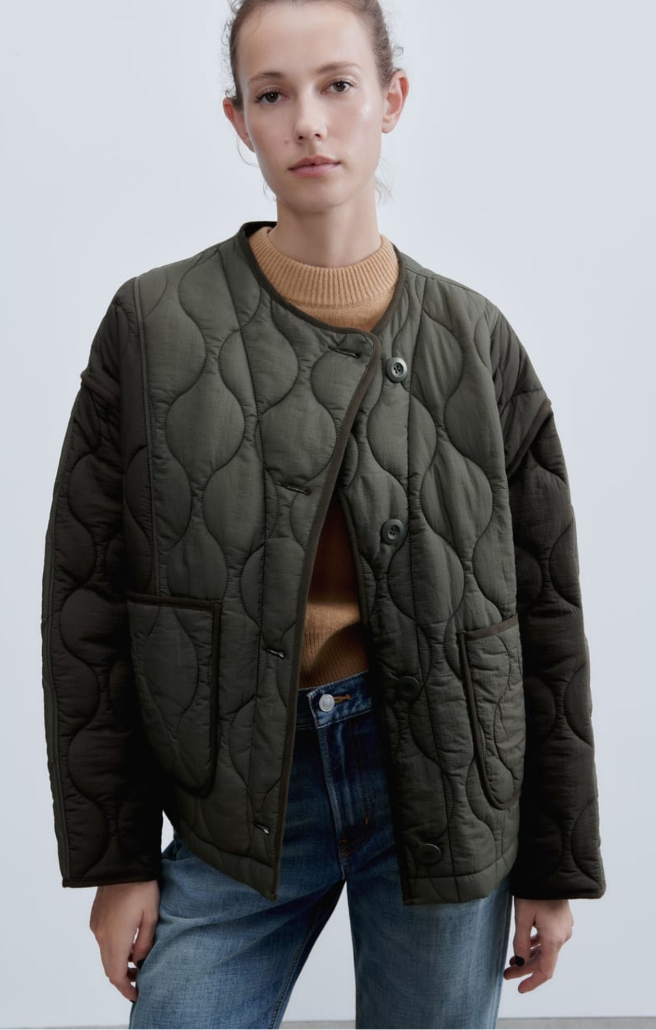 Zara Collection Water-Repellent Puffer Jacket