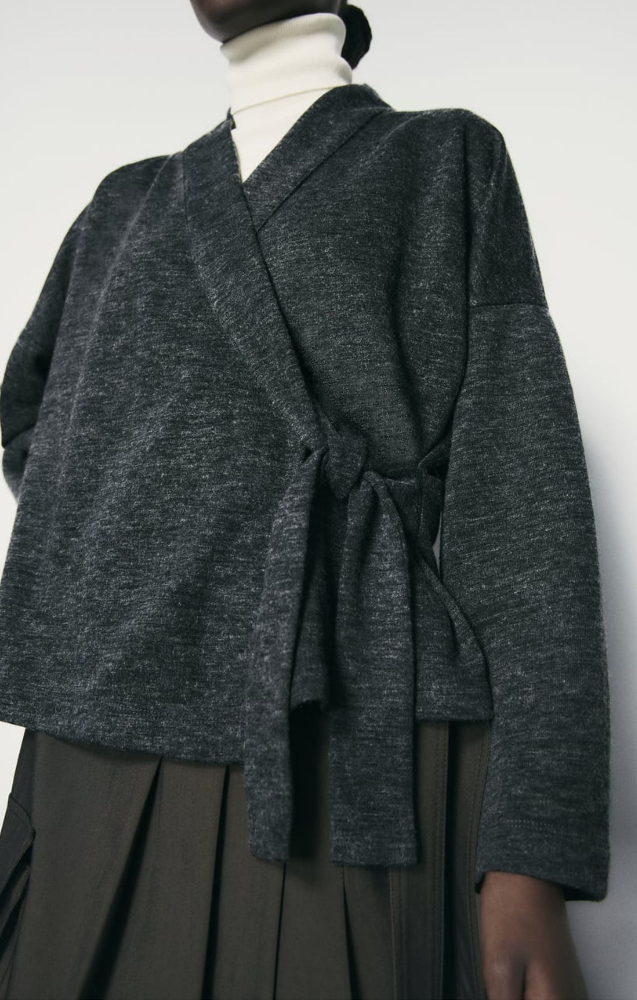 Zara Soft Surplice Kimono