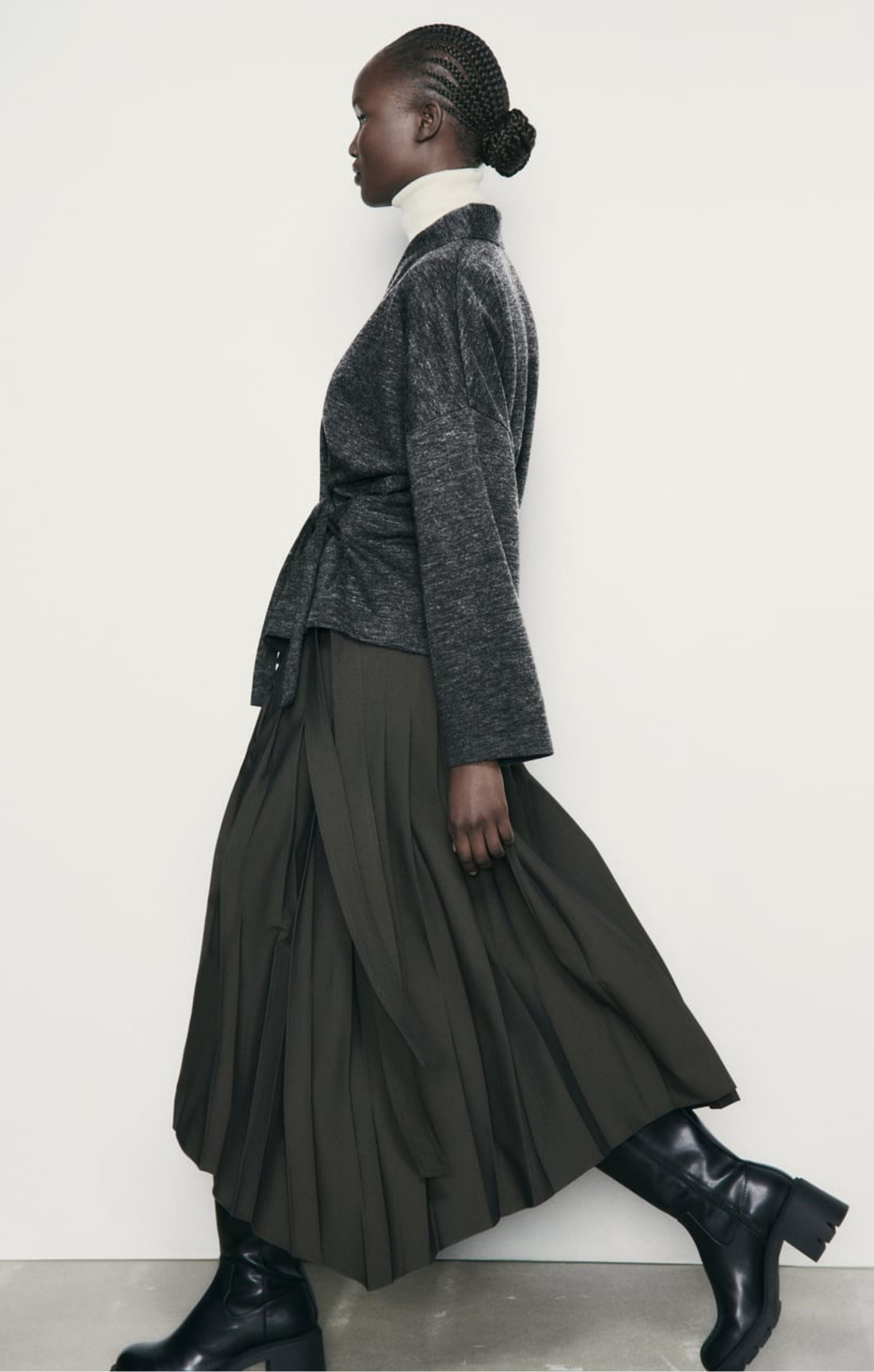 Zara Soft Surplice Kimono
