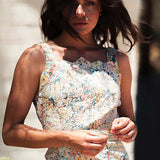 Winona Sunburst Backless Dress