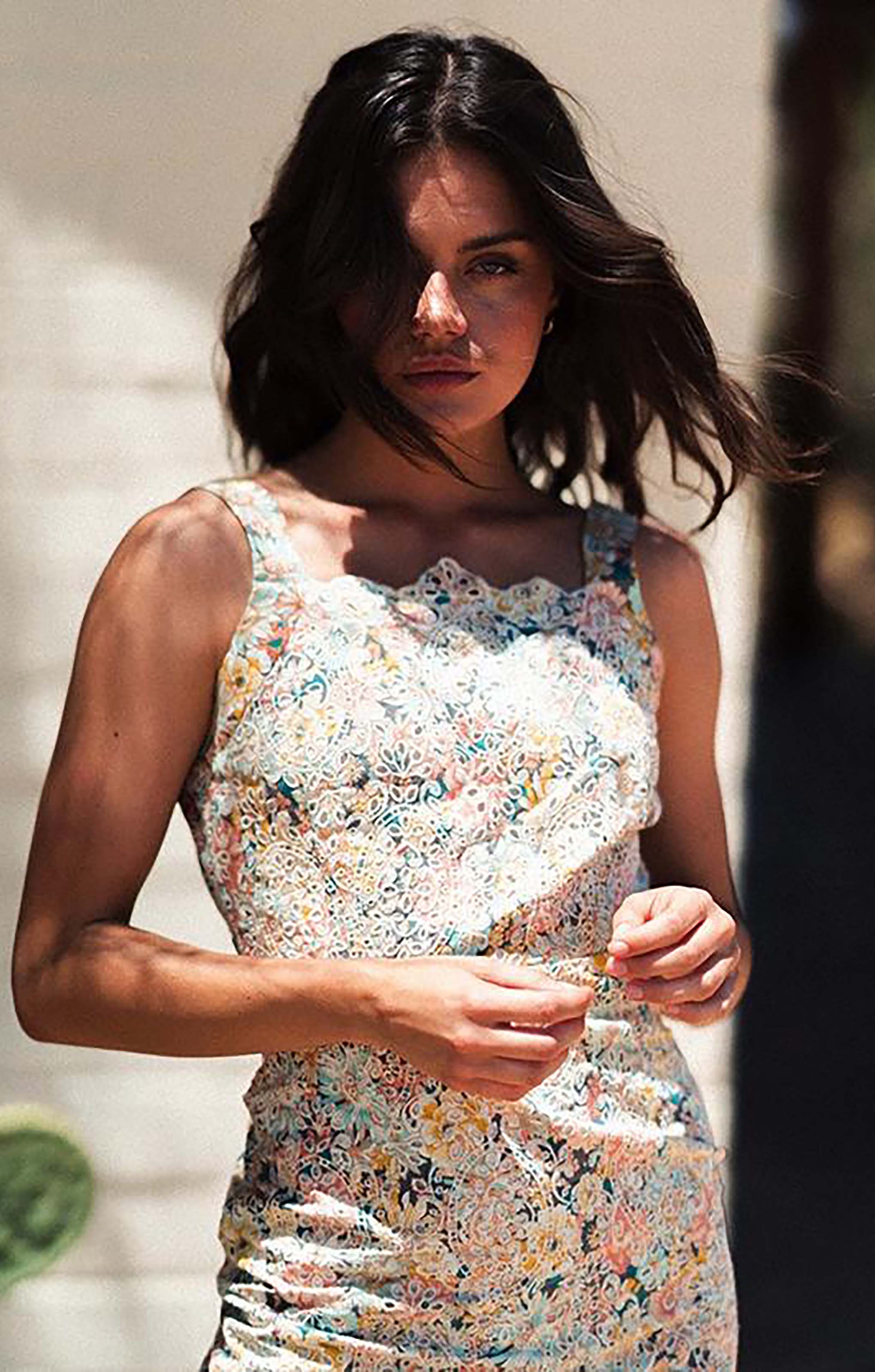 Winona Sunburst Backless Dress