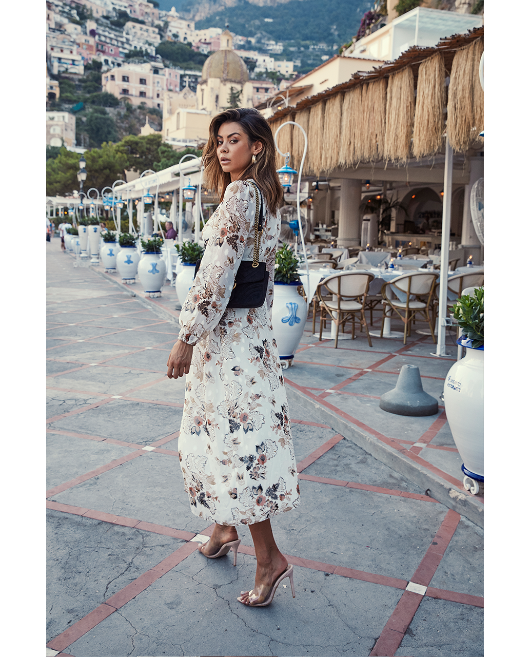 Runaway The Label Halenne Dress In White Floral
