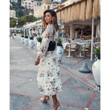 Runaway The Label Halenne Dress In White Floral