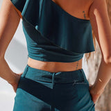 TwoSisters The Label Shannon Green Trouser & Top Co-Ord