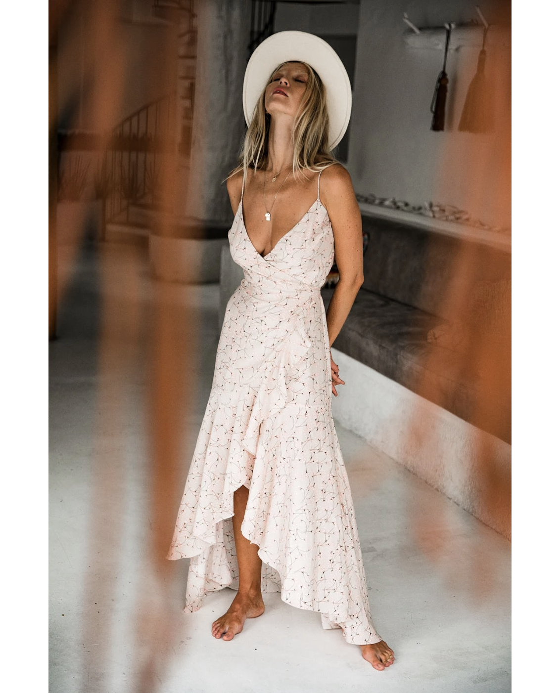 Winona St Germain Wrap Maxi Dress