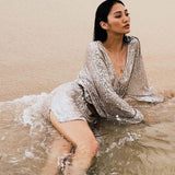 Winona Broadway Silver Sequin Mini Dress