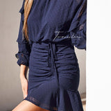 TwoSisters The Label Piper Navy Mini Dress
