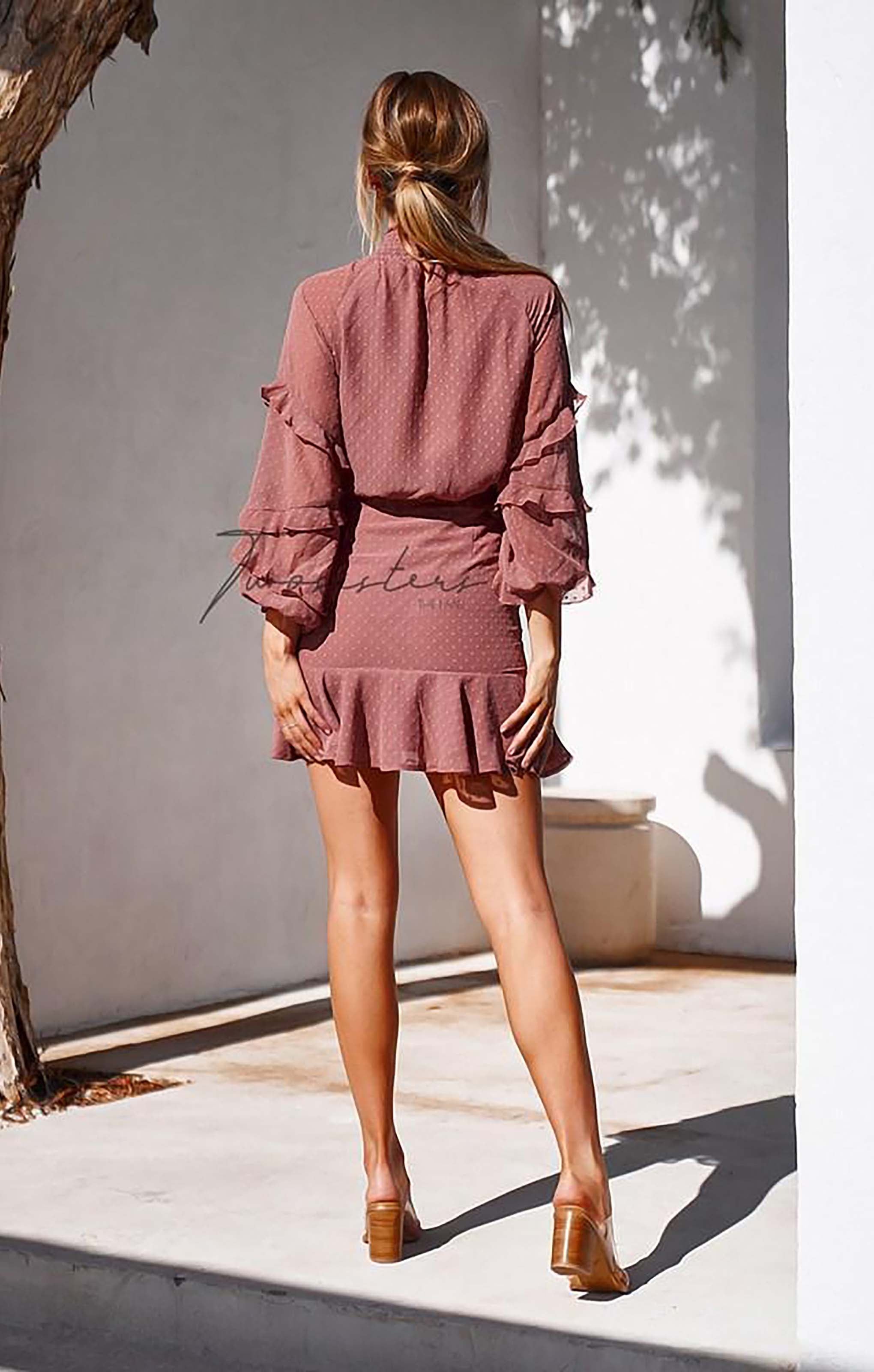 TwoSisters The Label Piper Pink Mini Dress