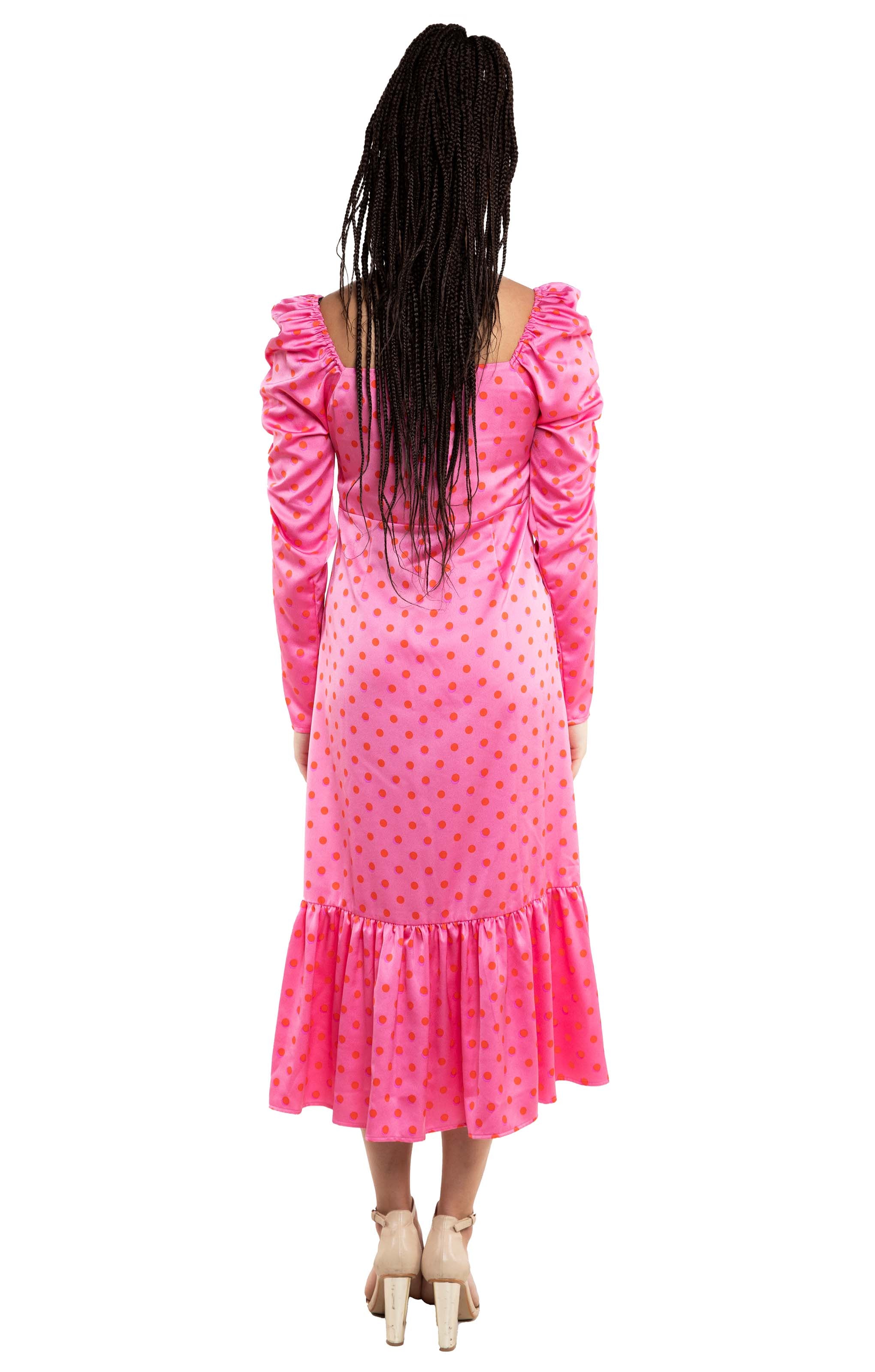 Crās Dotty Pink Pil Dress