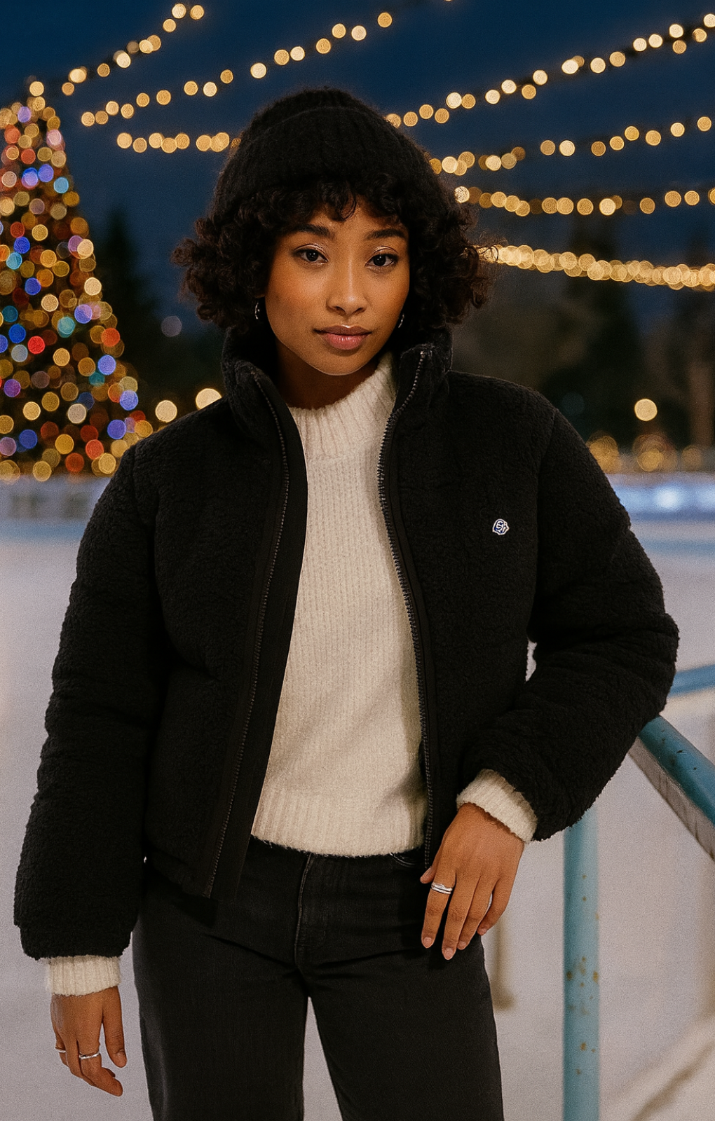 Rent Dickies Mount Hope Borg Puffer Jacket In Black | Hirestreet