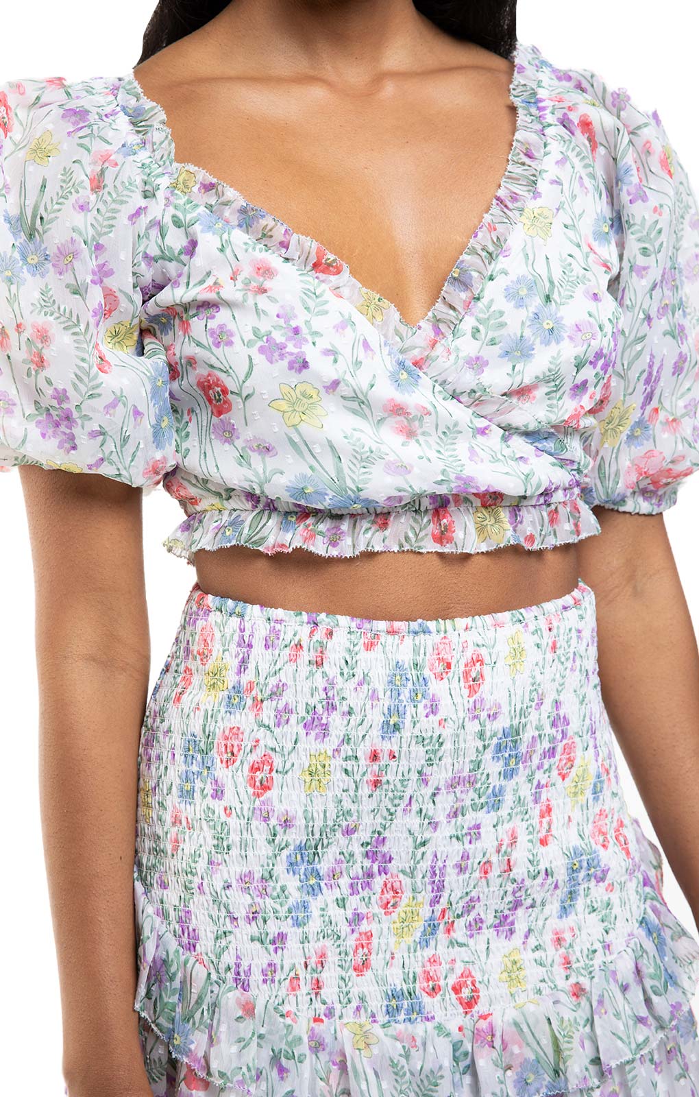 Saylor Floral Teryn Print Mini Skirt & Top Co-Ord