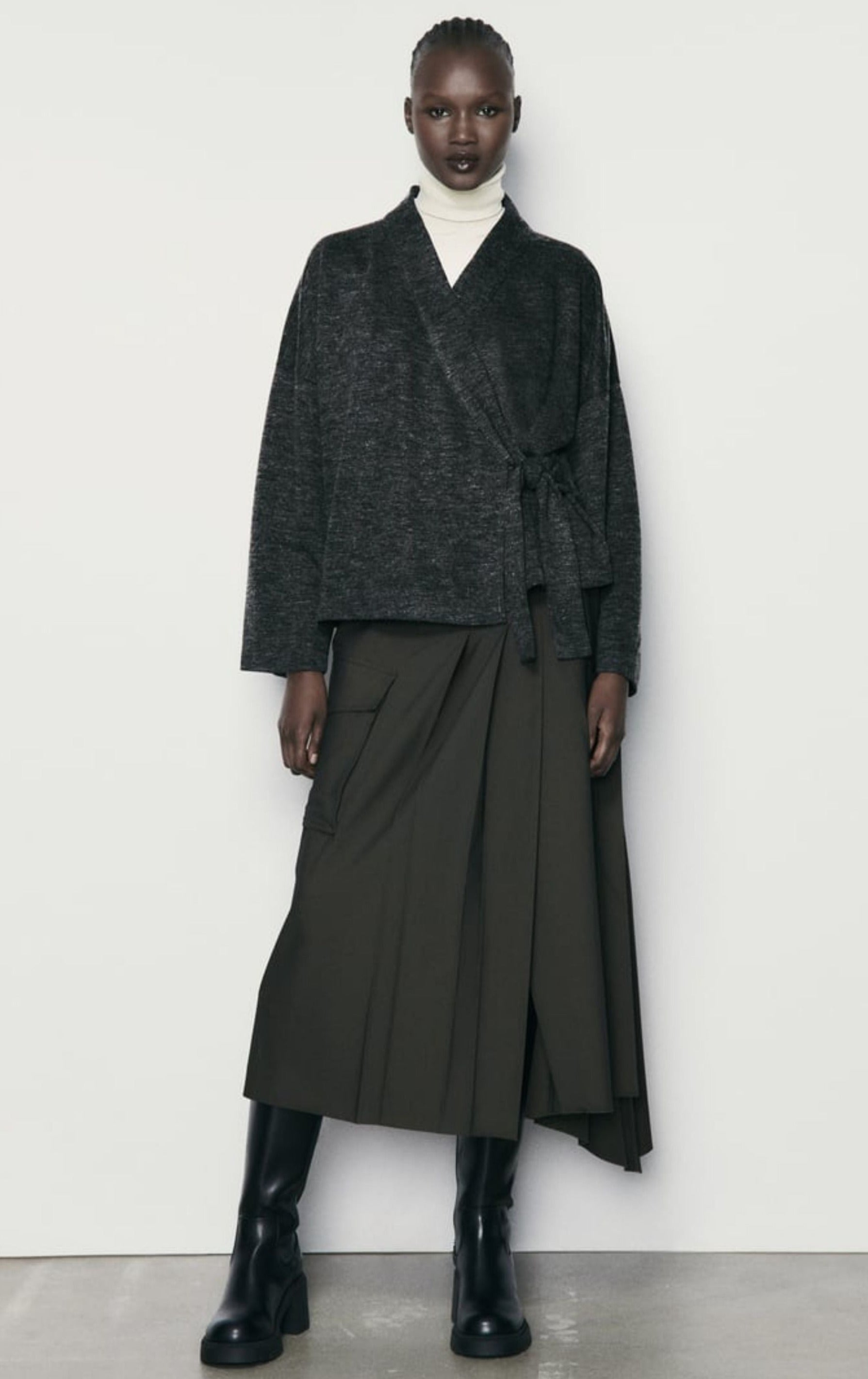 Zara Soft Surplice Kimono