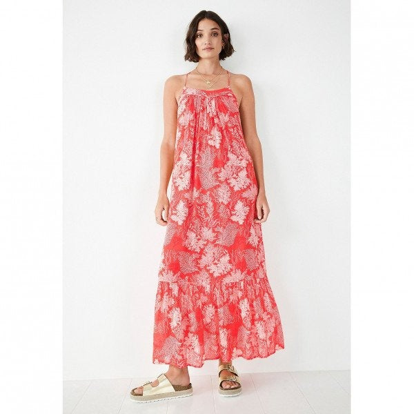 Hush Valencia Maxi Dress In Coral Reef – dresses by Hush, available to rent from Hirestreet