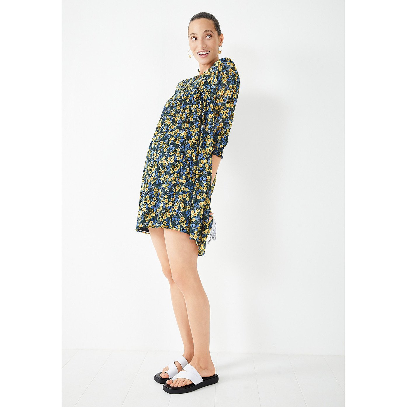 Hush Quinn Mini Dress In Dark Pop Floral – dresses by Hush, available to rent from Hirestreet