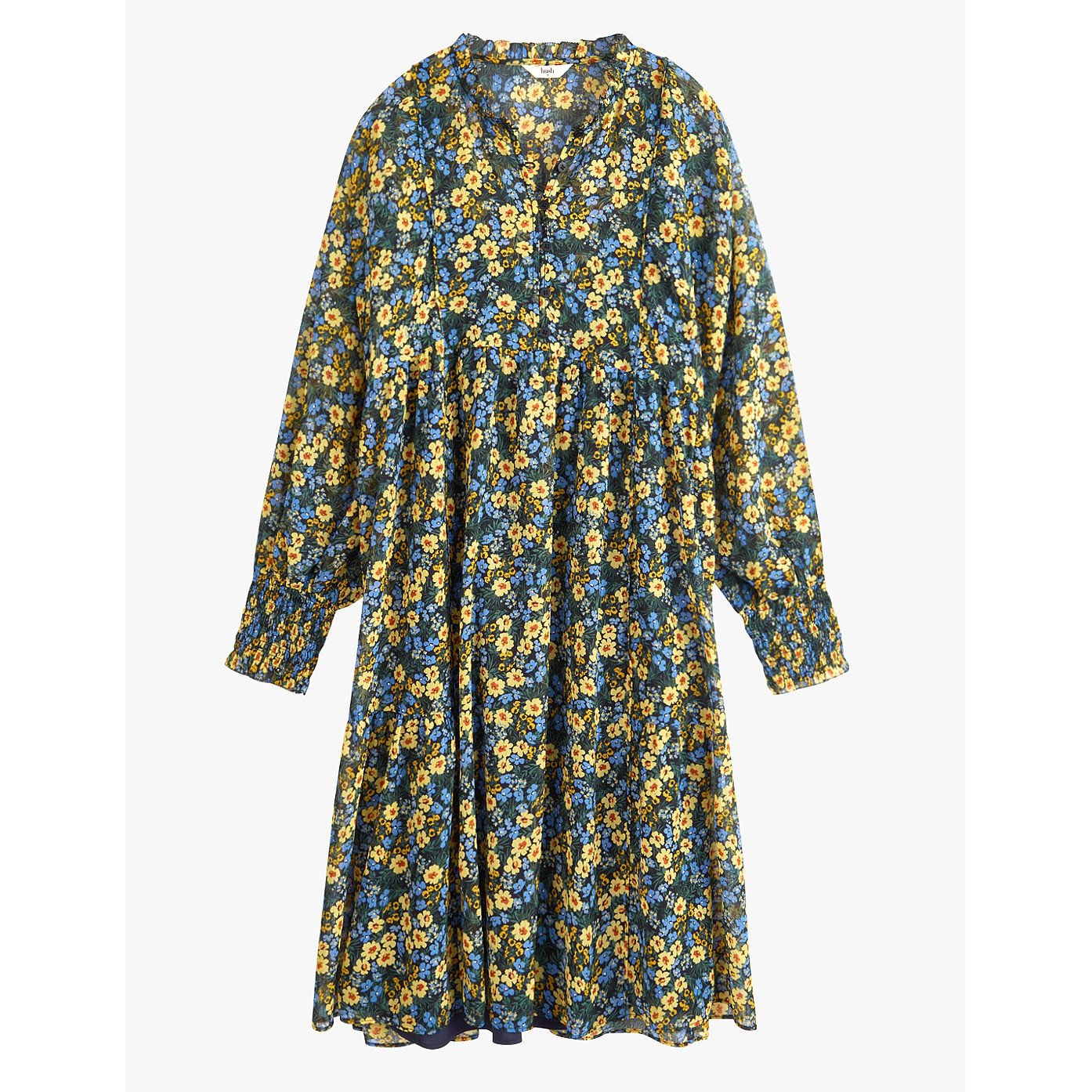 Hush Quinn Mini Dress In Dark Pop Floral – dresses by Hush, available to rent from Hirestreet