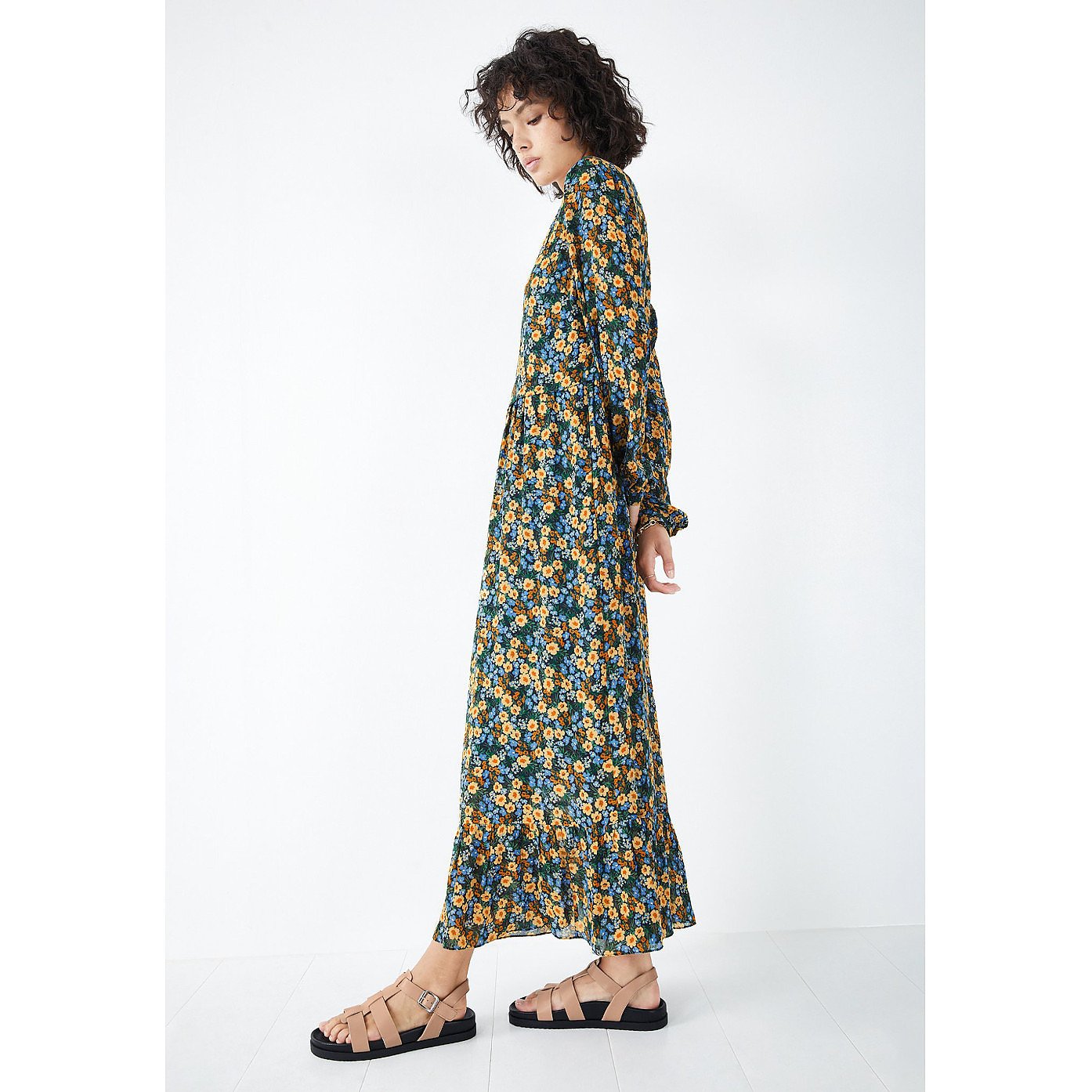 Hush Flora Maxi Dress In Dark Pop Floral – dresses by Hush, available to rent from Hirestreet