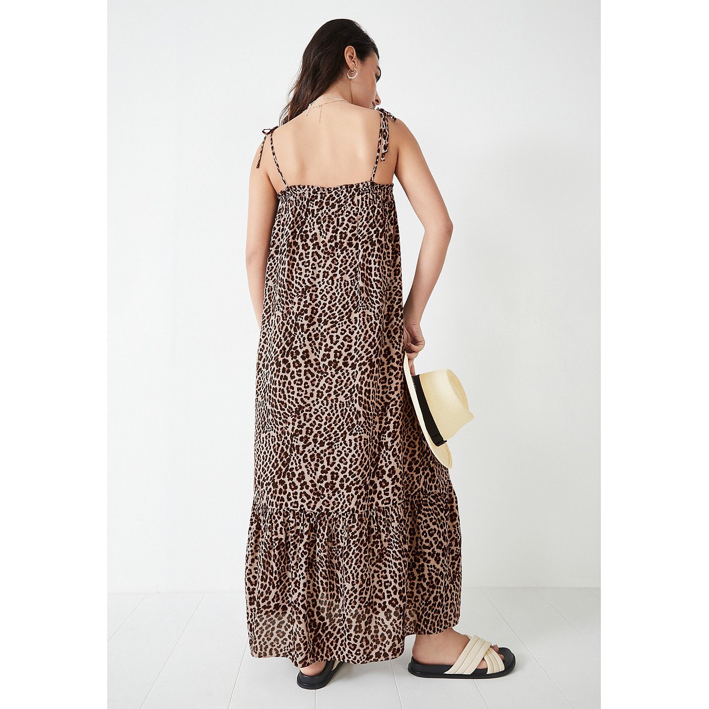 Hush Raven Maxi Dress In True Leopard – dresses by Hush, available to rent from Hirestreet