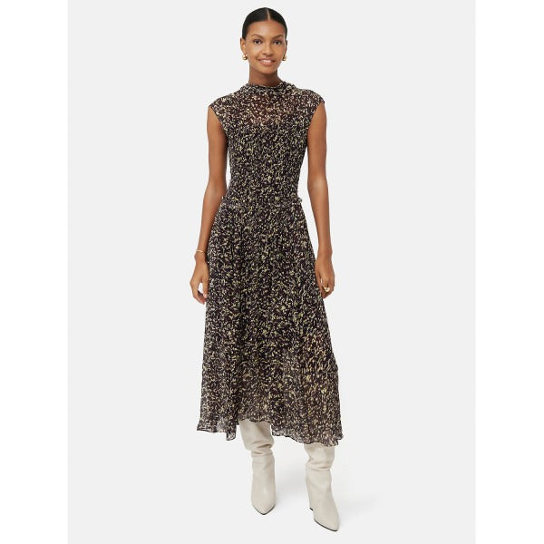 Jigsaw Brushwork Crinkle Dress – dresses by Jigsaw, available to rent from Hirestreet