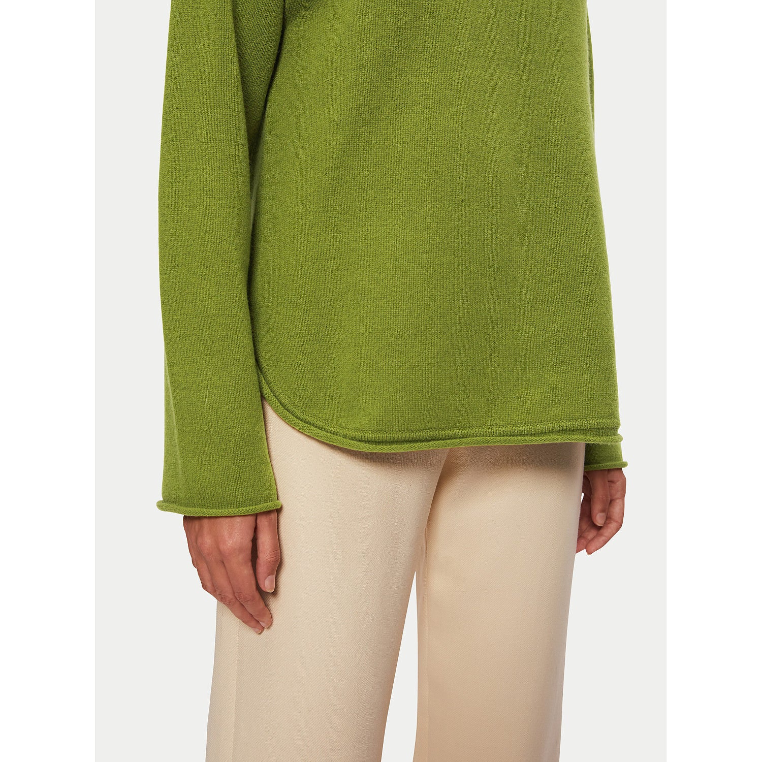 Jigsaw Merino Scoop Hem Jumper – tops by Jigsaw, available to rent from Hirestreet