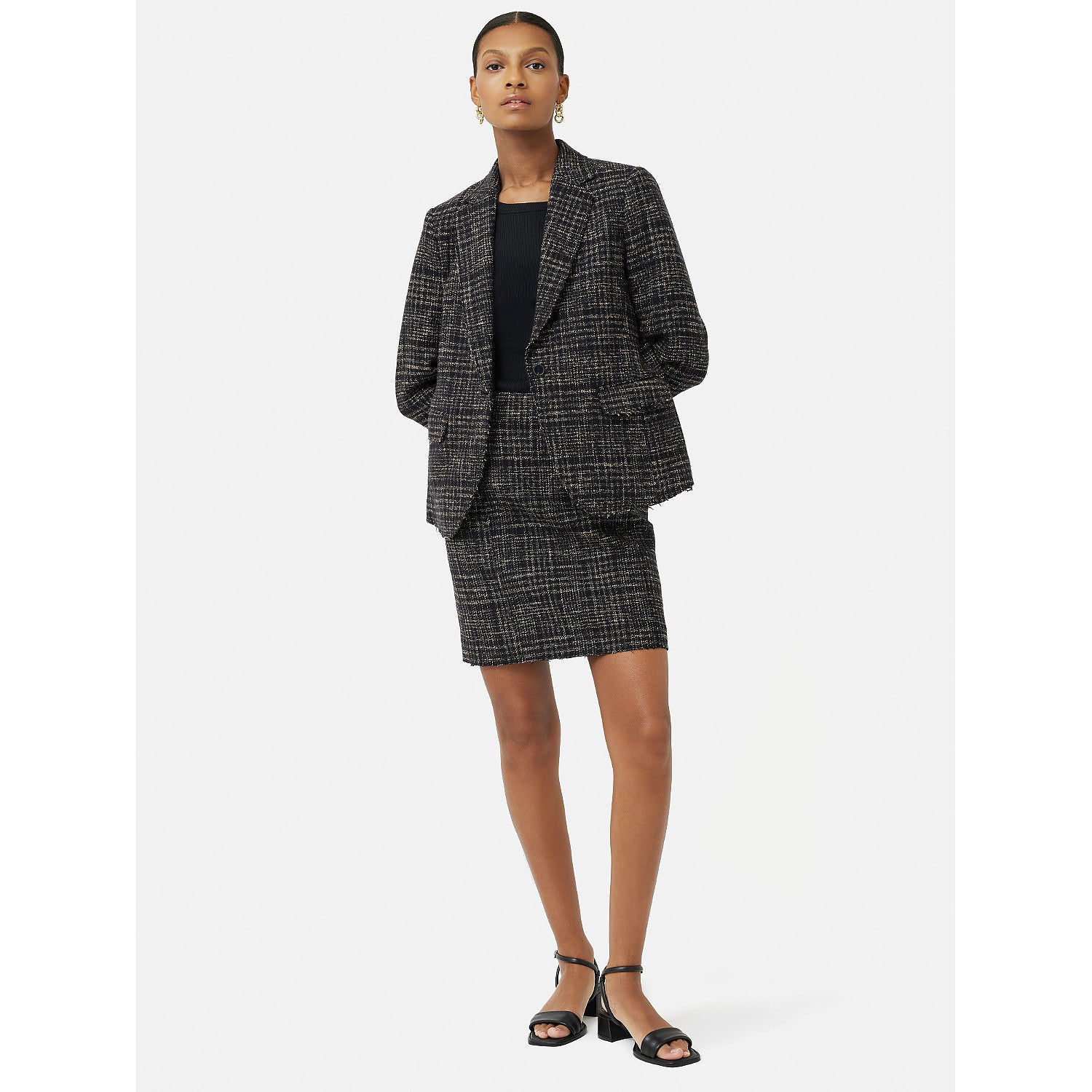 Jigsaw Broken Check Mini Skirt – skirts by Jigsaw, available to rent from Hirestreet