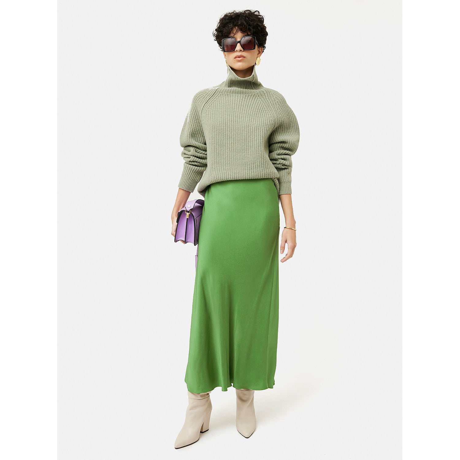 Jigsaw Satin Bias Maxi Skirt – skirts by Jigsaw, available to rent from Hirestreet