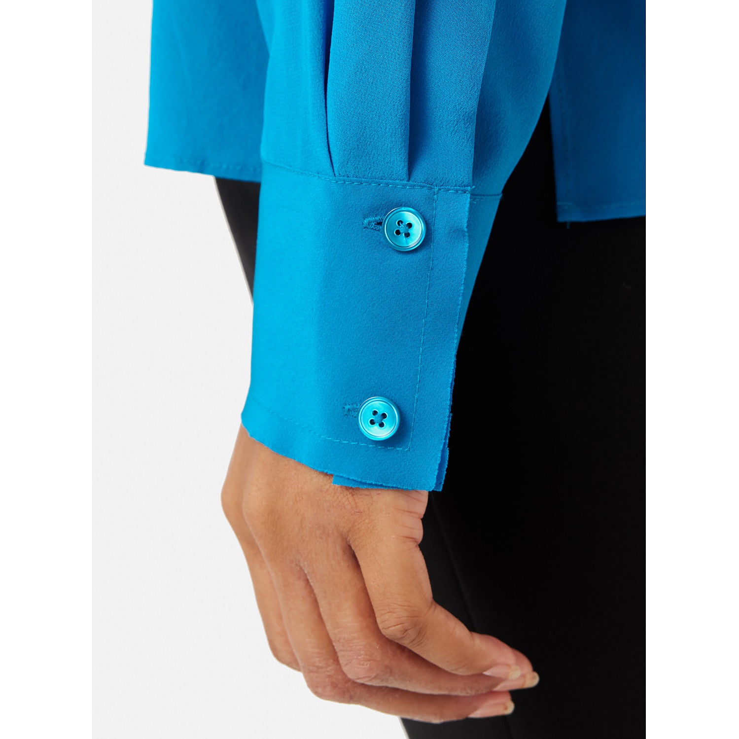 Jigsaw Silk Long Sleeve Blouse – tops by Jigsaw, available to rent from Hirestreet
