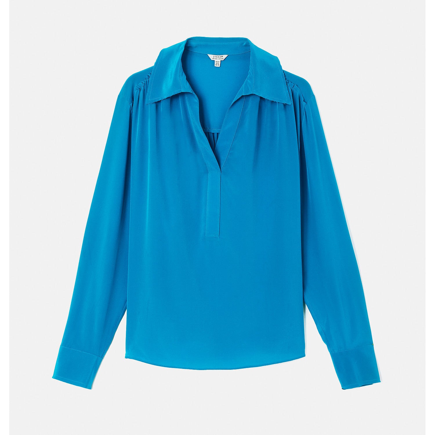 Jigsaw Silk Long Sleeve Blouse – tops by Jigsaw, available to rent from Hirestreet