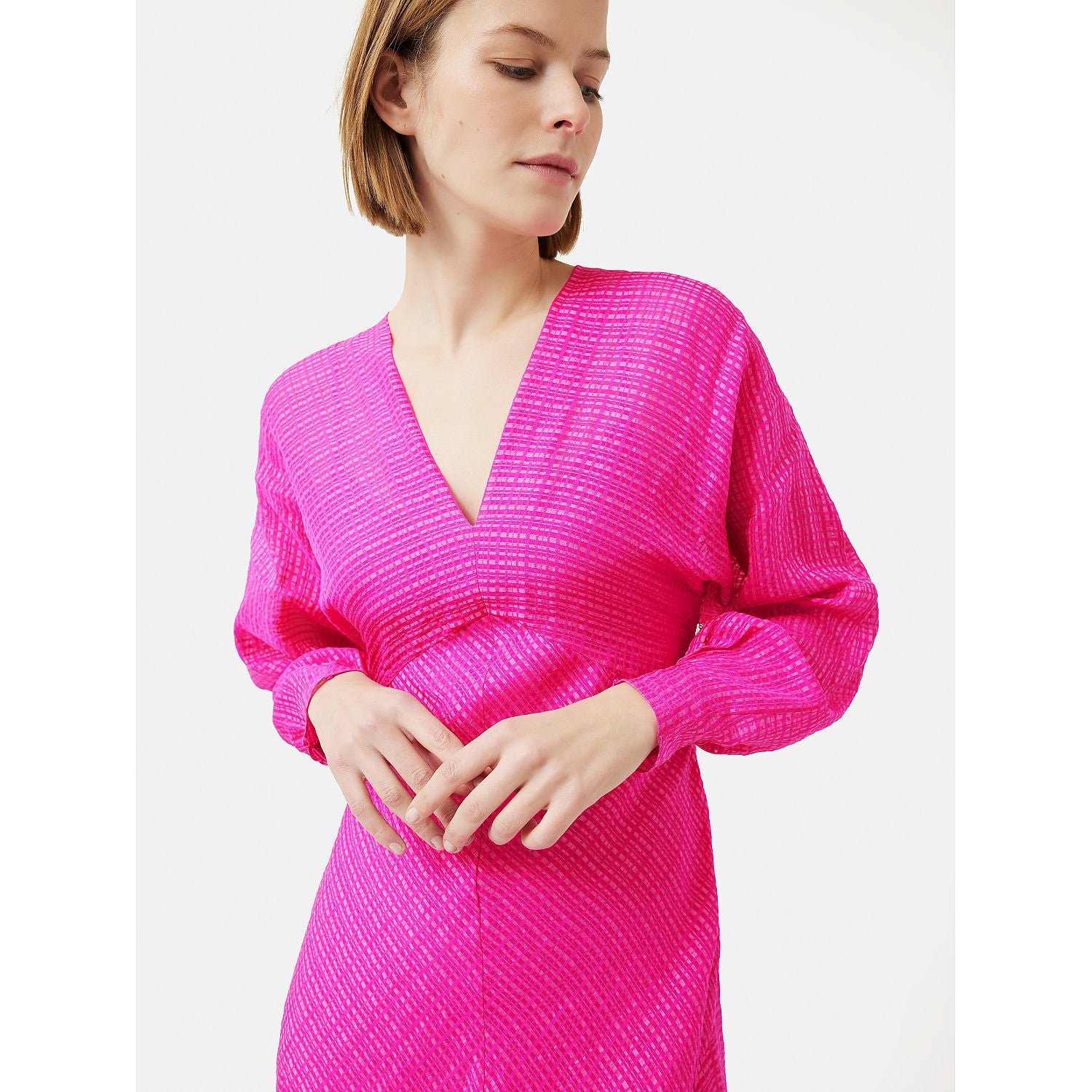 Jigsaw Silk Linen Gauze Maxi Dress – dresses by Jigsaw, available to rent from Hirestreet