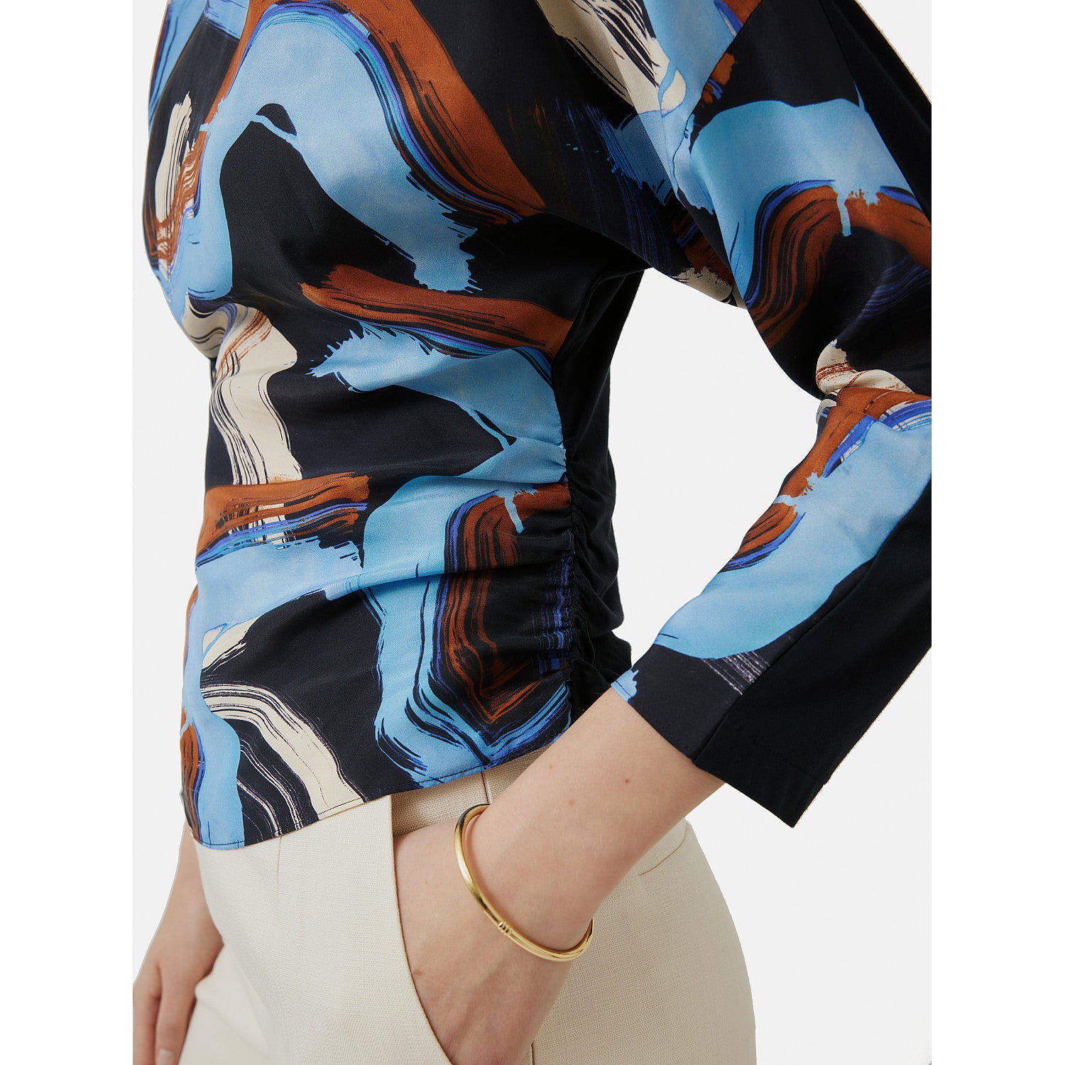 Jigsaw Painted Abstract Top – tops by Jigsaw, available to rent from Hirestreet