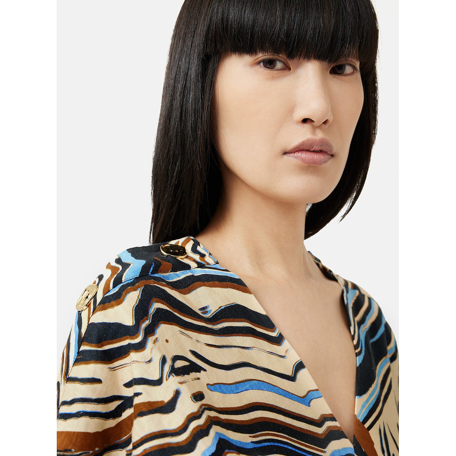 Jigsaw Terrain Linen Midi Dress – dresses by Jigsaw, available to rent from Hirestreet