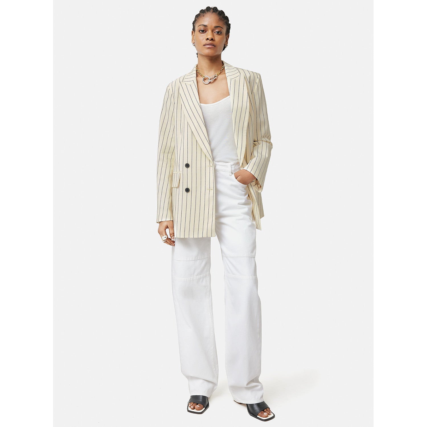 Jigsaw Italian Pinstripe Jacket – coats & jackets by Jigsaw, available to rent from Hirestreet
