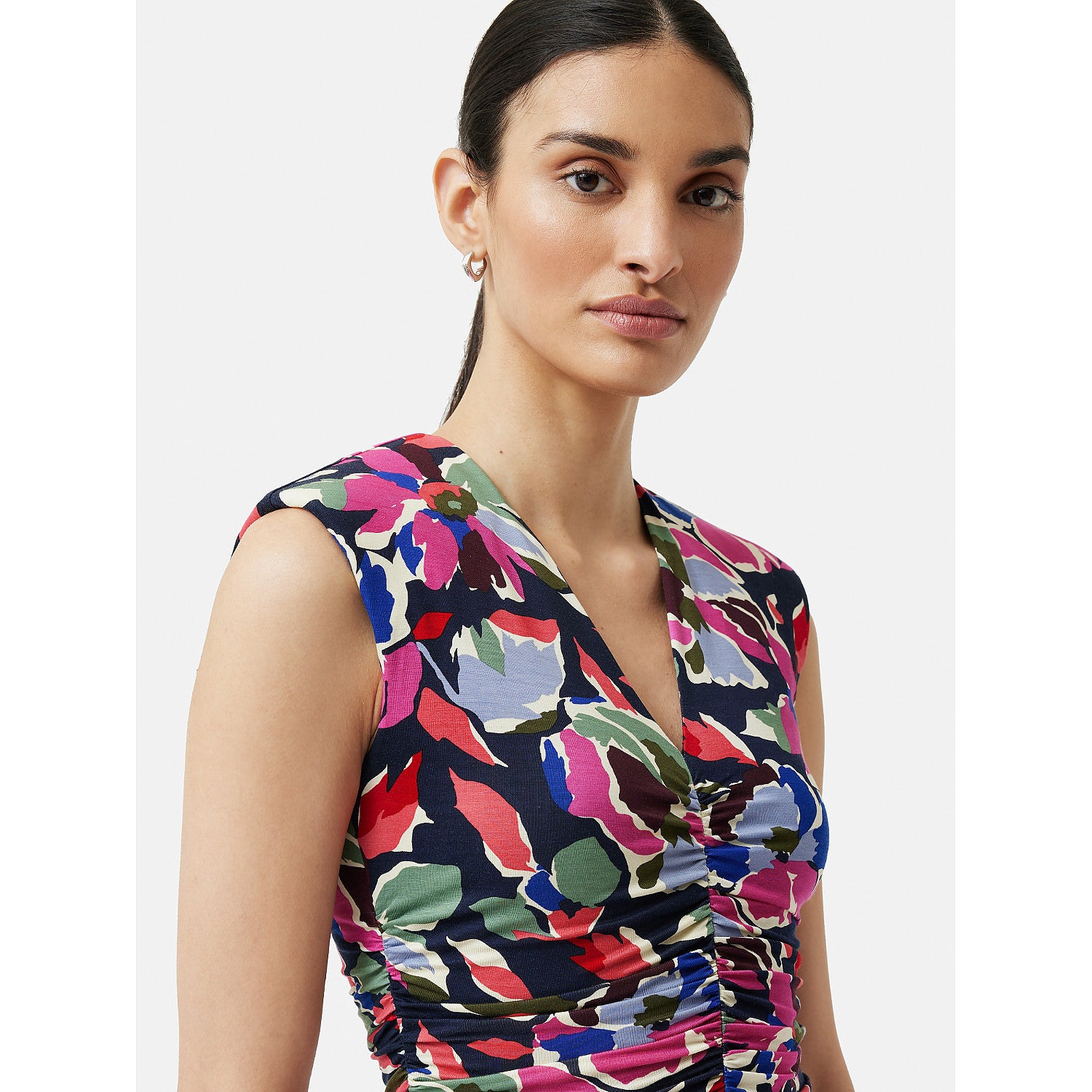 Jigsaw Graphic Pansy Jersey Dress – dresses by Jigsaw, available to rent from Hirestreet