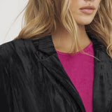 Simply Be Black Pleated Velour Co-Ord